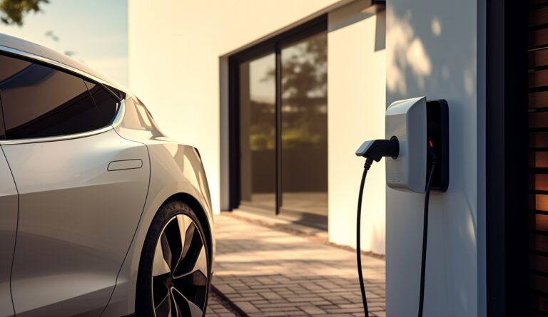 Borne de recharge à domicile pour véhicule électrique
