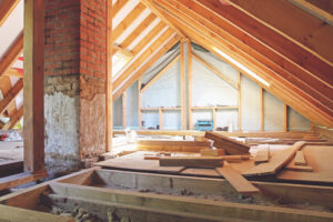 Rénovation plancher et combles d'une maison