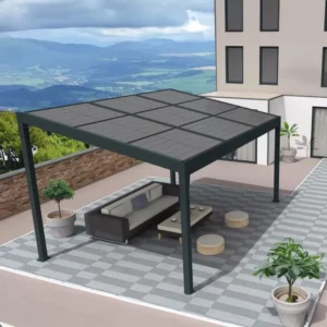 carport solaire autoporte 1 pente