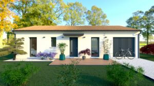 Modèle de maison pour construction neuve de plain-pied