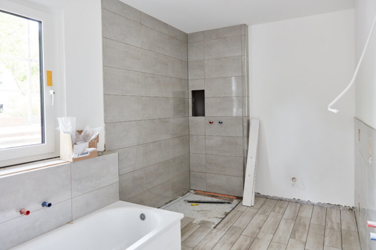 rénovation totale d'une salle de bains