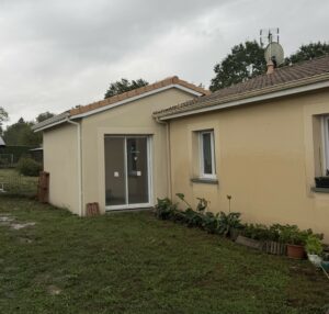 extension maison à St-Laurent-des-Hommes (Dordogne)